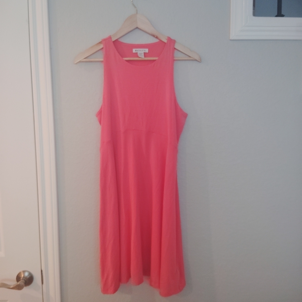 Athleta Sleeveless Halter Midi Dress - Picture 2 of 5
